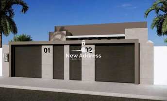 Imagem 2: Casa nova com 2 quartos, suíte e ambiente integrado, em construção com entrega prevista pa