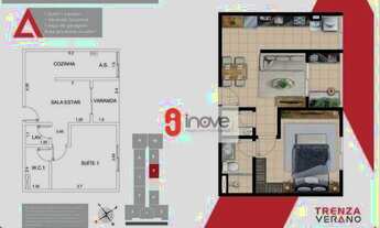 Imagem 3: Apartamento com 1 suíte à venda, 44 m² por R$ 430.000 - Atibaia Jardim - Atibaia/SP