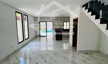 Imagem 4: Lindo sobrado com churrasqueira, piscina com cascata e 3 suítes no Portal dos Ipês, Polvil