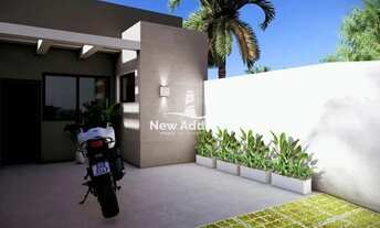 Imagem 4: Casa nova com 2 quartos, suíte e ambiente integrado, em construção com entrega prevista pa