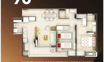 Imagem 3: Apto em construção no bosque flamboyant