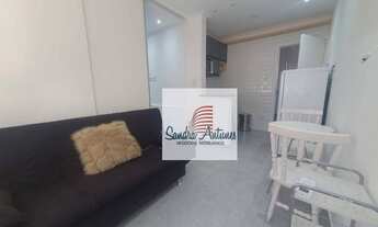 Imagem 1: Santos-Bairro da Aparecida-Próximo a Pria- Sala Living -Prédio com Elevador