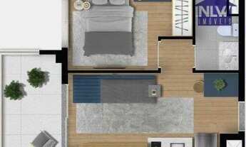 Imagem 2: Apartamento com 1 dormitório à venda, 33 m² por R$ 533.007,00 - Jardim Vila Mariana - São