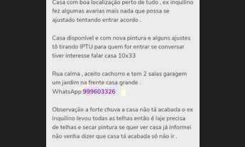 Imagem: Casa para alugar no prado