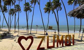 Imagem 2: Casa em Zumbi com 311m2, Vista Mar, 4 Quartos, Suíte, 3 Wcs, Varanda em U, Terreno com 1.0