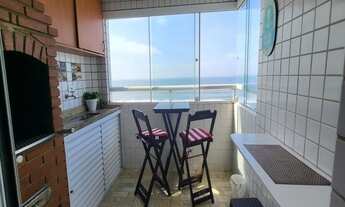 Imagem 1: Lindo apartamento frente ao mar, 2 quartos, 2 varandas, mobiliado - Vera Cruz - Mongaguá
