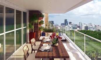 Imagem 3: Monreale, apartamento com 4 quartos sendo 2 suítes com 117m², varanda e 2 vagas de garagem