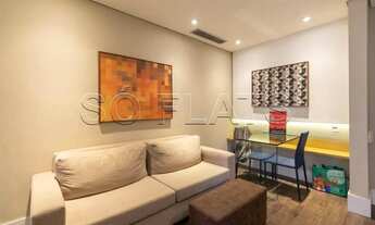 Imagem 3: Apto Transamérica Berrini disponível para locação com 32m², 01 dormitório e 01 vaga de gar