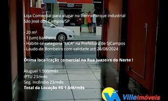 Imagem 2: Salão para alugar, 20 m² por R$ 1.523,00/mês - Parque Industrial - São José dos Campos/SP