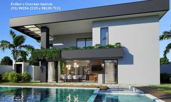 Imagem 2: Vende/Casa/Condomínio Marina Rio Belo/4 suítes avarandadas/Piscina/Jacuzzi/700m²/FINANCIA