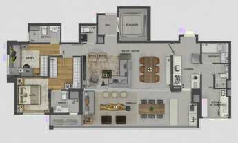 Imagem 5: Residencial SkyPark Tuiuti Aptos 124 a 164 m² 3 e 4 dorms 2, 3 e 4 vagas Tatuapé