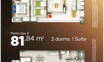 Imagem 2: Apto em construção no bosque flamboyant