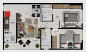 Imagem 5: Apartamento no Barro vermelho, com 2 quartos