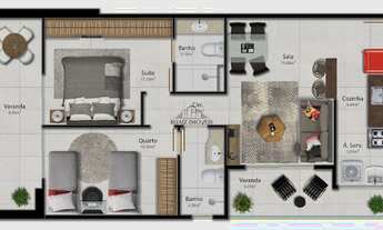 Imagem 4: Apartamento no Barro vermelho, com 2 quartos