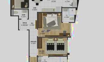 Imagem 2: Apartamento quadra mar em Gravata