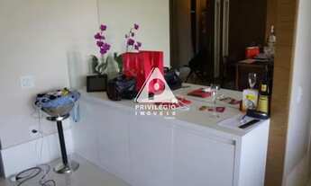 Imagem 3: Belíssima vista para a Lagoa 2 quartos 01 vaga