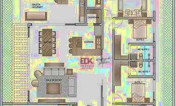 Imagem 6: Casa com 3 dormitórios à venda, 257 m² por R$ 1.400.000 - Condomínio Residencial Ecopark B