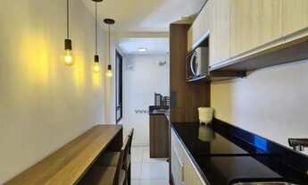 Imagem 5: Apartamento de 02 dormitórios semi mobiliado, churrasqueira, 02 vaga/box no Bairro Jardim