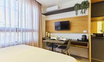 Imagem: Studio mobiliado com vaga no Centro de Curitiba