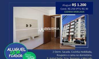 Imagem 4: 2 dormitórios, sacada e garagem - MOBILIADO