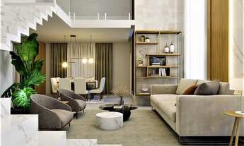 Imagem 6: Vende/Casa/Condomínio Marina Rio Belo/4 suítes avarandadas/Piscina/Jacuzzi/700m²/FINANCIA