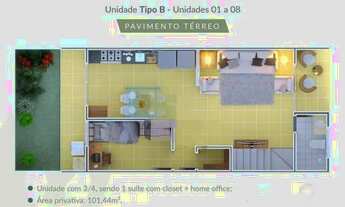 Imagem 6: Casas Duplex em Construção em Cond. Fechado em Parnamirim - 2 e 3/4 Suíte