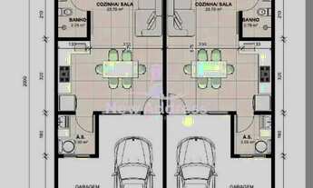 Imagem 5: Casa nova com 2 quartos, suíte e ambiente integrado, em construção com entrega prevista pa