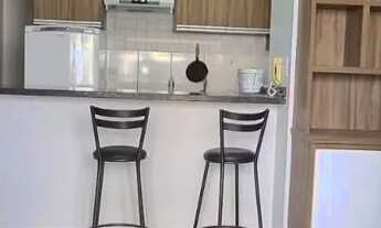 Imagem 2: Apartamento Res. Santorini com 1 quarto Suíte Mobiliado, 41m², Andar Alto, lazer , Setor