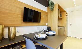 Imagem 2: Studio mobiliado com vaga no Centro de Curitiba. Excelente para investimento!