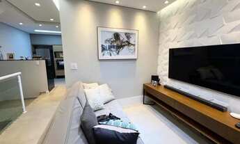 Imagem 2: Sobrado para venda com 140 metros quadrados com 3 quartos em Vila Alzira - Santo André - S