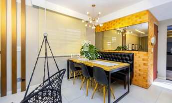 Imagem 7: Praxis Imóveis aluga excelente sobrado triplex mobiliado com churrasqueira,Ático,vaga de g