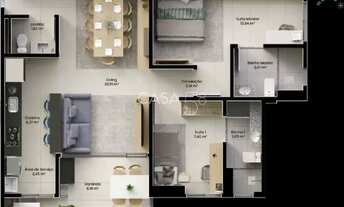 Imagem 2: Venda de Apartamento 2 Suítes |81m²