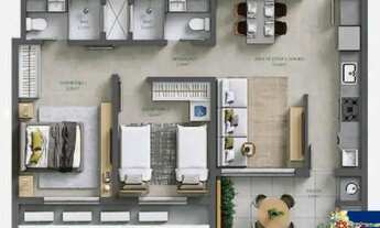 Imagem 3: SÃO VICENTE HOME CLUB - APARTAMENTO 02 DORMITÓRIO, SENDO 01 SUÍTE - 01 VAGA - ÁREA DE LAZE