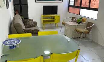 Imagem: 1qt Mobiliado 40m2 c/varanda pisc próx