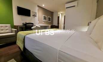 Imagem 3: Lindo quarto de hotel à venda no Quality Flamboyant no Jardim Goiás 27m2 faz parte do Pool