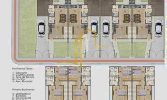 Imagem 5: Sobrado geminado para venda em palhoça