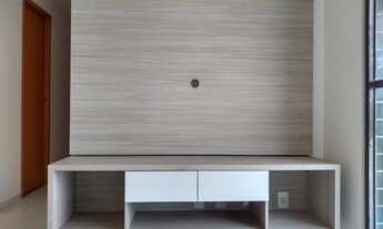 Imagem 4: Apartamento com 3 quartos sendo 1 suíte, já com móveis fixos, andar intermediário de frent