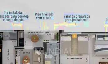 Imagem 2: Apartamento (tipo - padrao) 2 dormitórios/suite, cozinha planejada, lazer, espaço gourmet