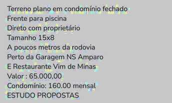 Imagem 4: Terreno em Condomínio Várzea das Moças