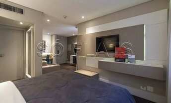 Imagem 4: Apto Transamérica Berrini disponível para locação com 32m², 01 dormitório e 01 vaga de gar