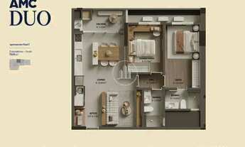 Imagem 3: Apartamento 2 Quartos com 2 Suítes e 86m² - Campinas