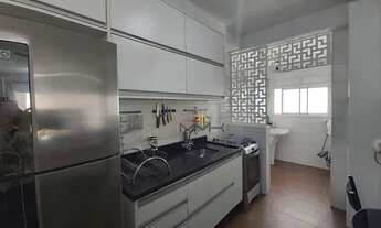 Imagem 7: Apartamento com 3 dormitórios mobiliado para alugar, 77 m² - Ponta da Praia - Santos/SP