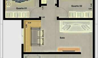 Imagem 3: APARTAMENTO NOVO A VENDA MONTE LIBANO 1 E 2 COM ENTRADA FACILITADA