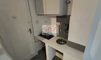 Imagem 5: Apartamento para locação em Santos-SP, no Embaré, com 1 quarto, 1 banheiro e 19,00 m² de á