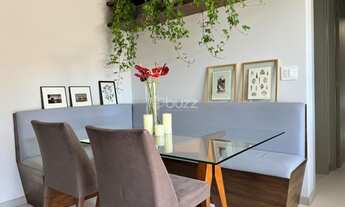 Imagem 3: Impecável apartamento de 2 suítes mobiliado pronto para morar rua tranquila e com trilha p