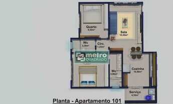 Imagem 3: Apartamento com 2 quartos, à venda, Apartir de R$ 310.000 - Recreio - Rio das Ostras/RJ