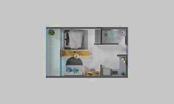 Imagem 5: Apartamento com 1 dormitório à venda, 32 m² por R$ 200.000,00 - São Pedro - Juiz de Fora/M