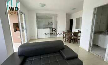 Imagem 2: Apartamento com 1 dormitório (sendo 1 suíte) para alugar, 62 m² por R$ 4.306/mês - Alphavi