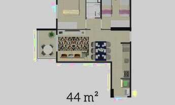 Imagem 7: Apartamento para venda com 35 metros quadrados com 1 quarto em Vila Carrão - São Paulo - S