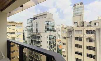 Imagem 7: Flat disponível para locação mobiliado com 1 dormitório e sala no Jardins